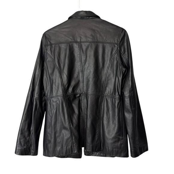 Y2K Forever 21 Genuine Leather Jacket Size Large - Picture 2 of 8